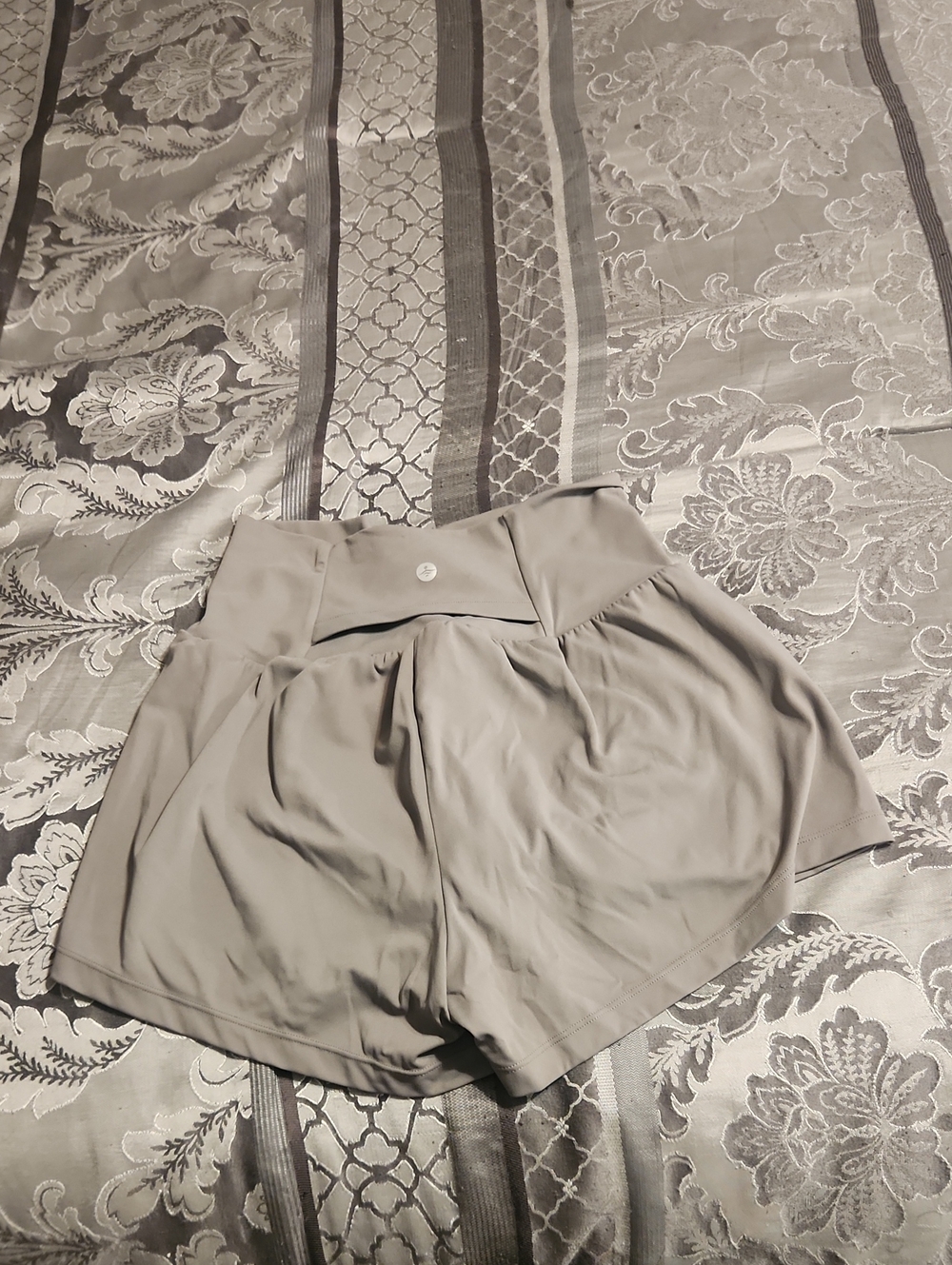Halara High-Waist 2 In 1  Women’s Shorts in Gray